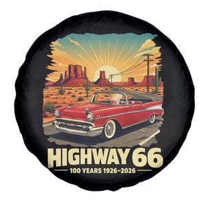 Vintage Highway 66 100th Anniversary Souvenir Spare Tire Cover TS14 Print Your Wear