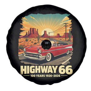 Vintage Highway 66 100th Anniversary Souvenir Spare Tire Cover TS14 Print Your Wear