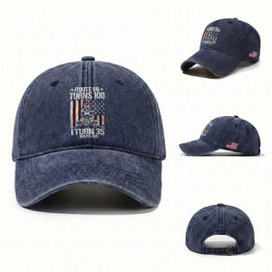 Route Highway 66 Turns 100 I Turn 35 Washed Cotton Baseball Cap Vintage 1991 America Road Sign America Antique Car Lover 35th Birthday Gift