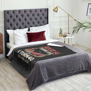 Route Highway 66 Turns 100 I Turn 40 Throw Blanket Vintage 1986 Road Sign Classic Muscle Car Lover 40th Birthday Gift