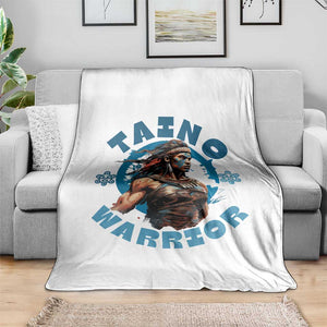 Taino Warrior Boricua Boriken Pride Indigenous Puerto Rican Throw Blanket TS14 Print Your Wear