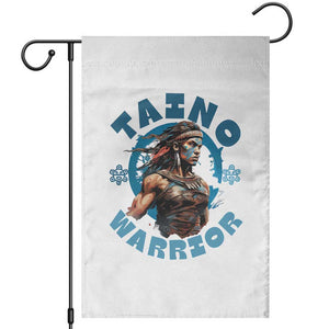 Taino Warrior Boricua Boriken Pride Indigenous Puerto Rican Garden Flag TS14 White Print Your Wear