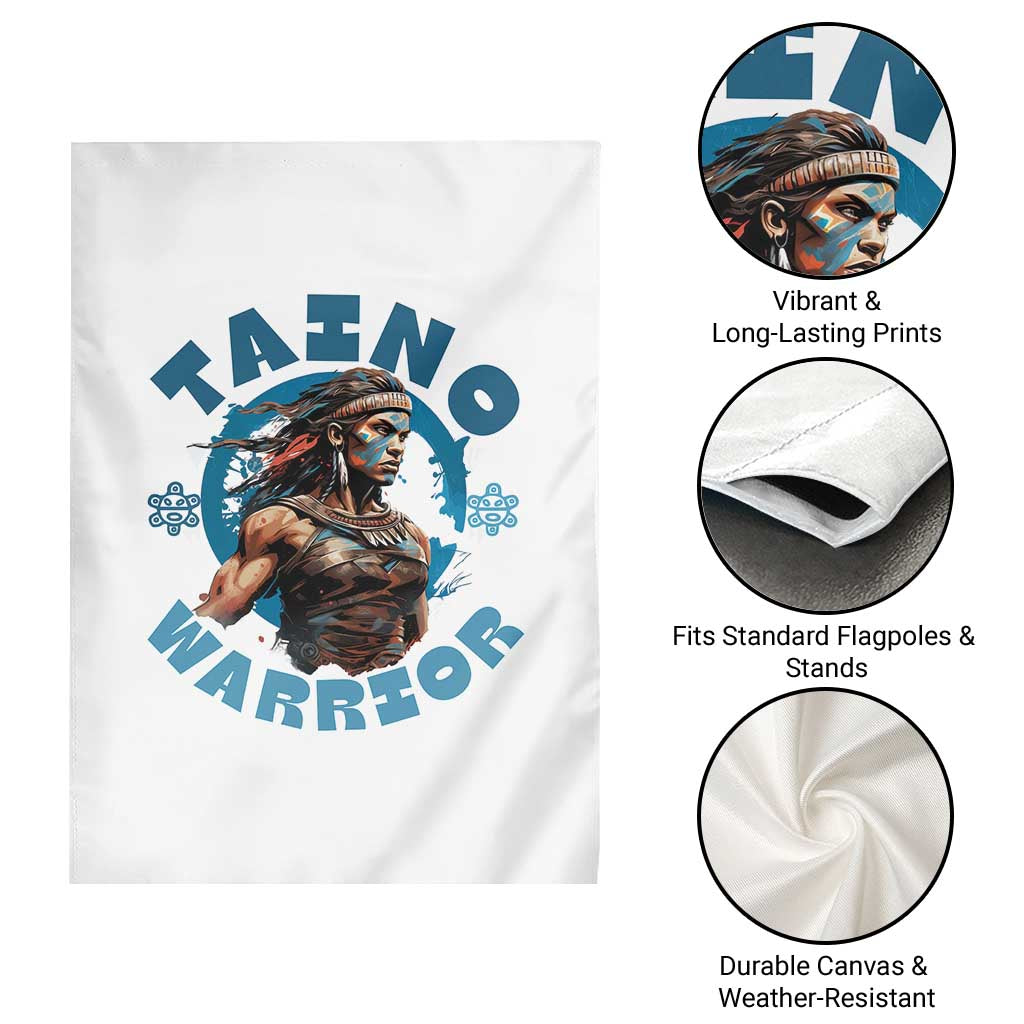 Taino Warrior Boricua Boriken Pride Indigenous Puerto Rican Garden Flag TS14 Print Your Wear