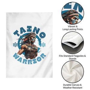 Taino Warrior Boricua Boriken Pride Indigenous Puerto Rican Garden Flag TS14 Print Your Wear