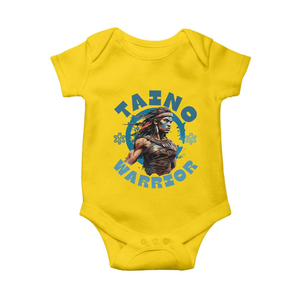 Taino Warrior Boricua Boriken Pride Indigenous Puerto Rican Baby Onesie TS14 Daisy Print Your Wear