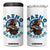 Taino Warrior Boricua Boriken Pride Indigenous Puerto Rican 4 in 1 Can Cooler Tumbler TS14 One Size: 16 oz White Print Your Wear