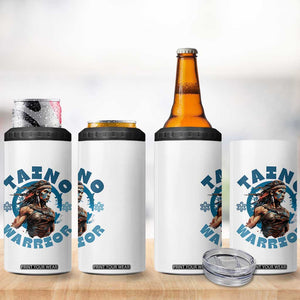 Taino Warrior Boricua Boriken Pride Indigenous Puerto Rican 4 in 1 Can Cooler Tumbler TS14 Print Your Wear