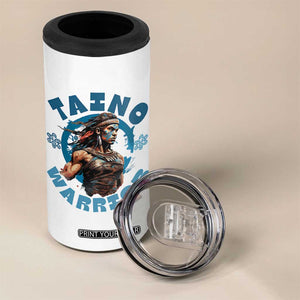 Taino Warrior Boricua Boriken Pride Indigenous Puerto Rican 4 in 1 Can Cooler Tumbler TS14 Print Your Wear