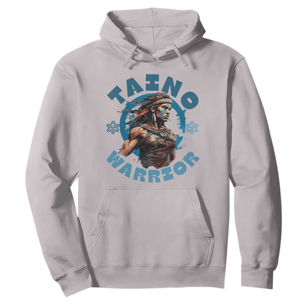 Taino Warrior Boricua Boriken Pride Indigenous Puerto Rican Hoodie TS14 Ice Gray Print Your Wear