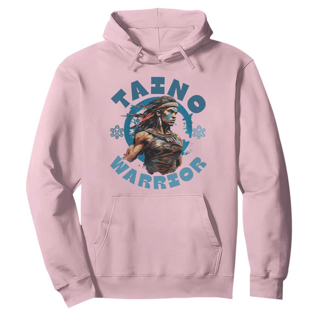 Taino Warrior Boricua Boriken Pride Indigenous Puerto Rican Hoodie TS14 Light Pink Print Your Wear