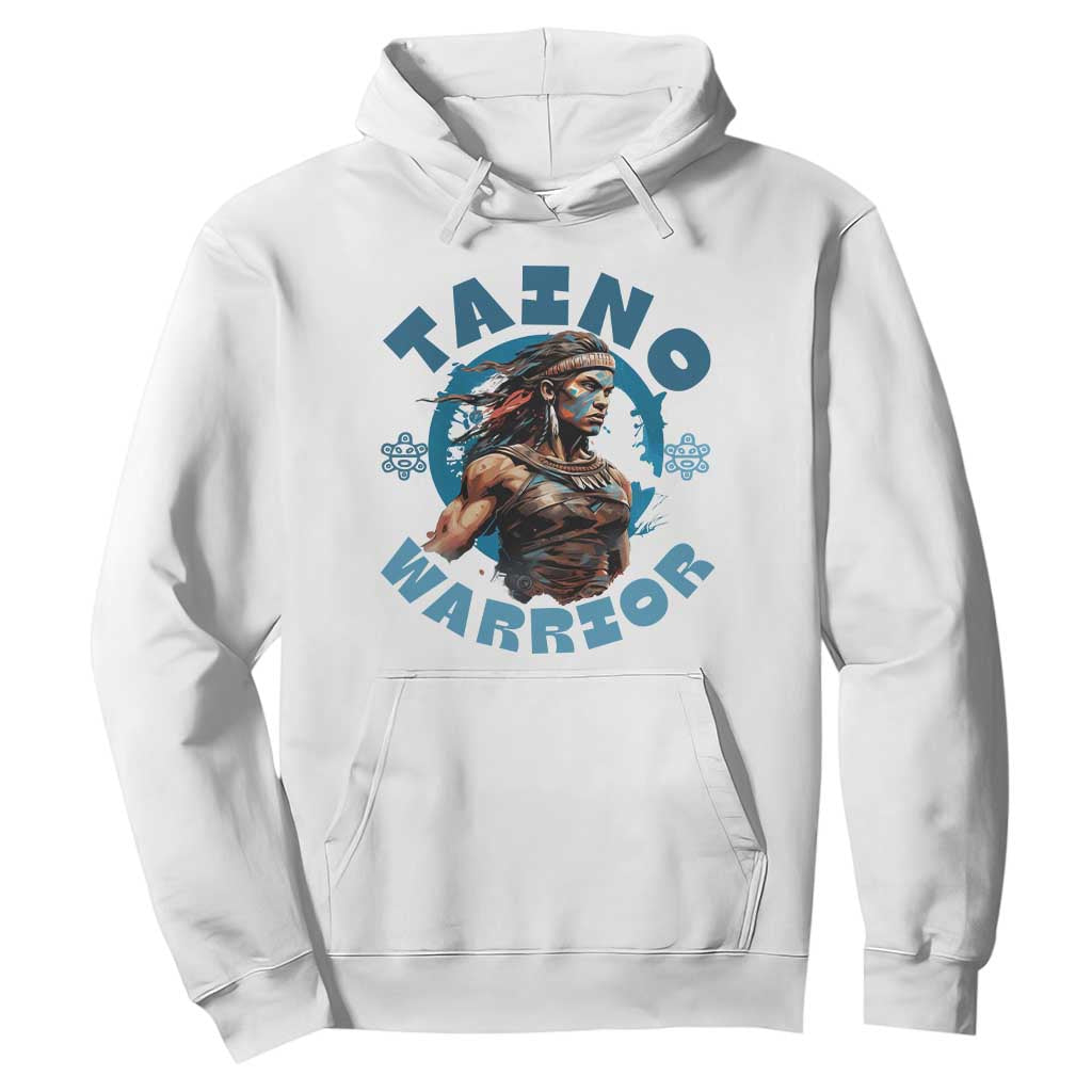 Taino Warrior Boricua Boriken Pride Indigenous Puerto Rican Hoodie TS14 White Print Your Wear