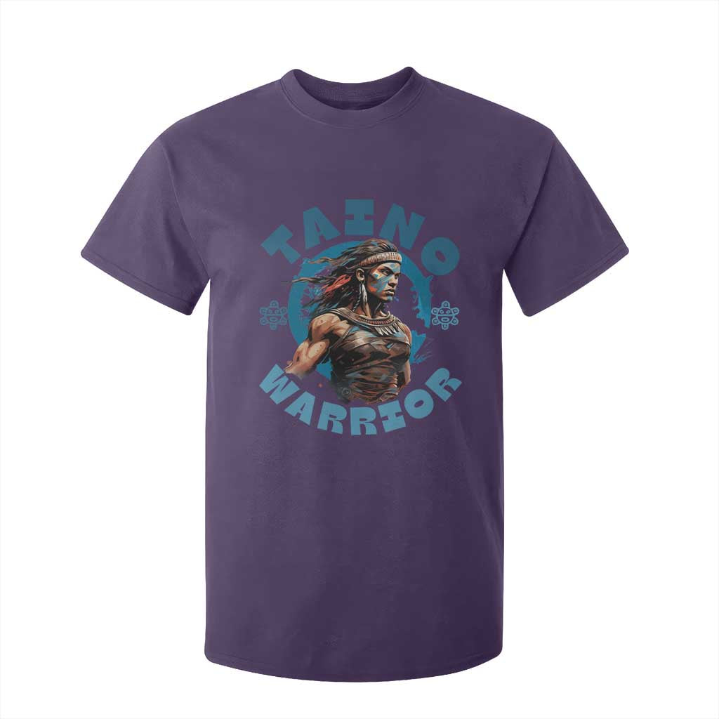 Taino Warrior Boricua Boriken Pride Indigenous Puerto Rican T Shirt For Kid TS14 Purple Print Your Wear