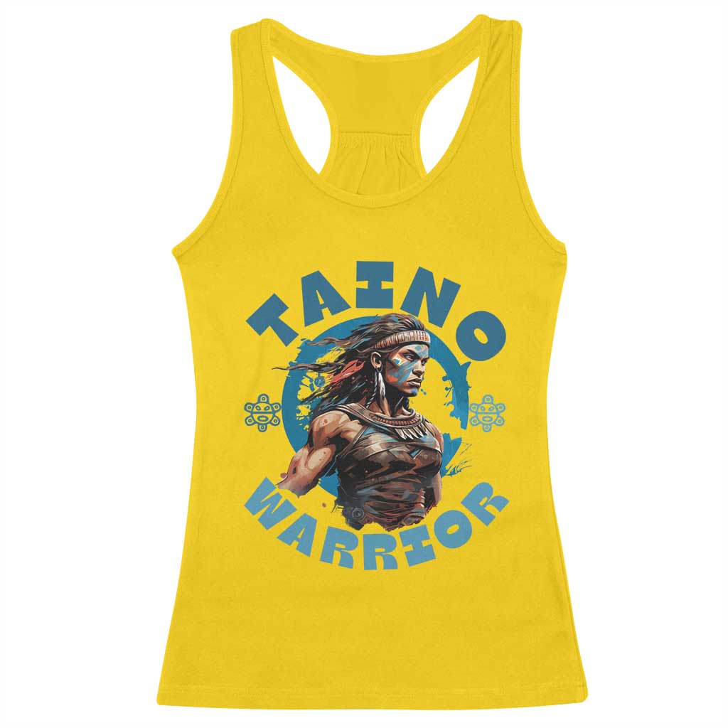 Taino Warrior Boricua Boriken Pride Indigenous Puerto Rican Racerback Tank Top TS14 Daisy Print Your Wear