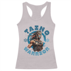 Taino Warrior Boricua Boriken Pride Indigenous Puerto Rican Racerback Tank Top TS14 Ice Gray Print Your Wear