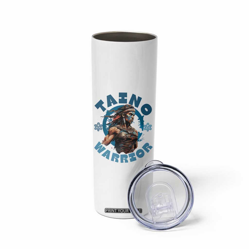Taino Warrior Boricua Boriken Pride Indigenous Puerto Rican Skinny Tumbler TS14 Print Your Wear