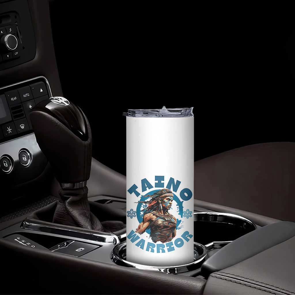 Taino Warrior Boricua Boriken Pride Indigenous Puerto Rican Skinny Tumbler TS14 Print Your Wear