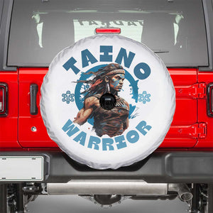 Taino Warrior Boricua Boriken Pride Indigenous Puerto Rican Spare Tire Cover TS14 White Print Your Wear