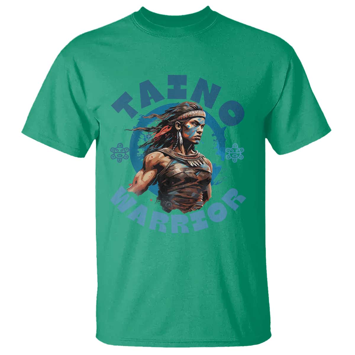 Taino Warrior Boricua Boriken Pride Indigenous Puerto Rican T Shirt TS14 Irish Green Print Your Wear