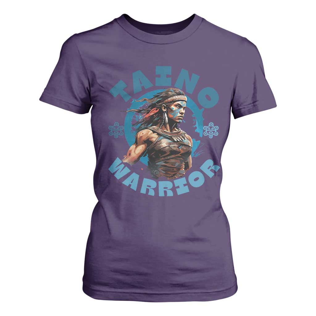Taino Warrior Boricua Boriken Pride Indigenous Puerto Rican T Shirt For Women TS14 Purple Print Your Wear