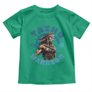 Taino Warrior Boricua Boriken Pride Indigenous Puerto Rican Toddler T Shirt TS14 Irish Green Print Your Wear