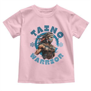 Taino Warrior Boricua Boriken Pride Indigenous Puerto Rican Toddler T Shirt TS14 Light Pink Print Your Wear