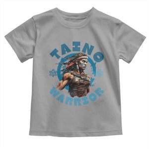 Taino Warrior Boricua Boriken Pride Indigenous Puerto Rican Toddler T Shirt TS14 Sport Gray Print Your Wear