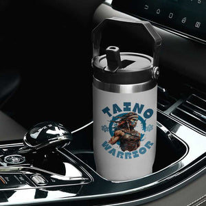 Taino Warrior Boricua Boriken Pride Indigenous Puerto Rican Flip Straw Tumbler TS14 Print Your Wear