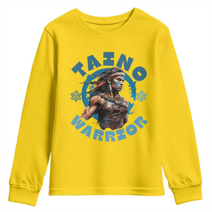 Taino Warrior Boricua Boriken Pride Indigenous Puerto Rican Youth Sweatshirt TS14 Daisy Print Your Wear
