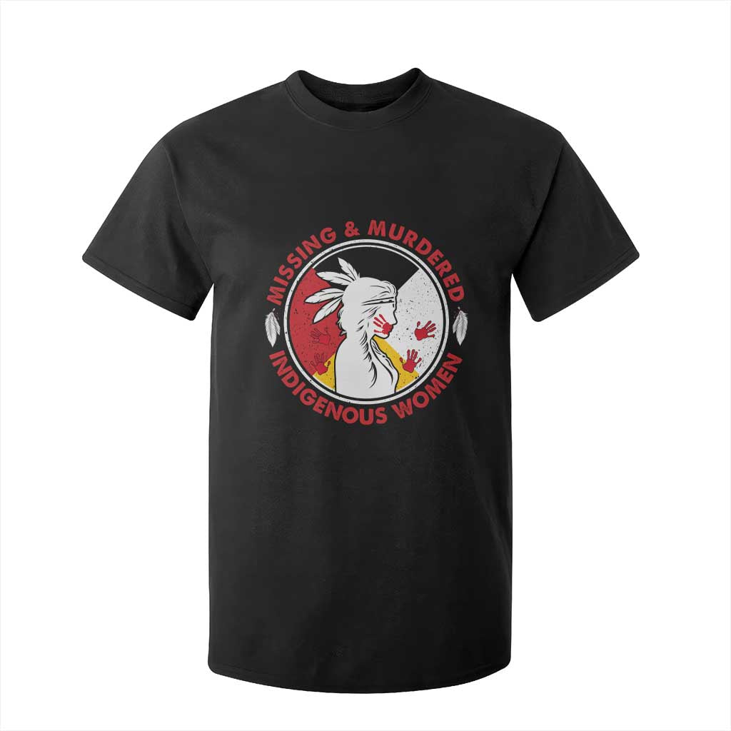 MMIW Missing and Murdered Indigenous Women Red Hand T Shirt For Kid TS14 Black Print Your Wear