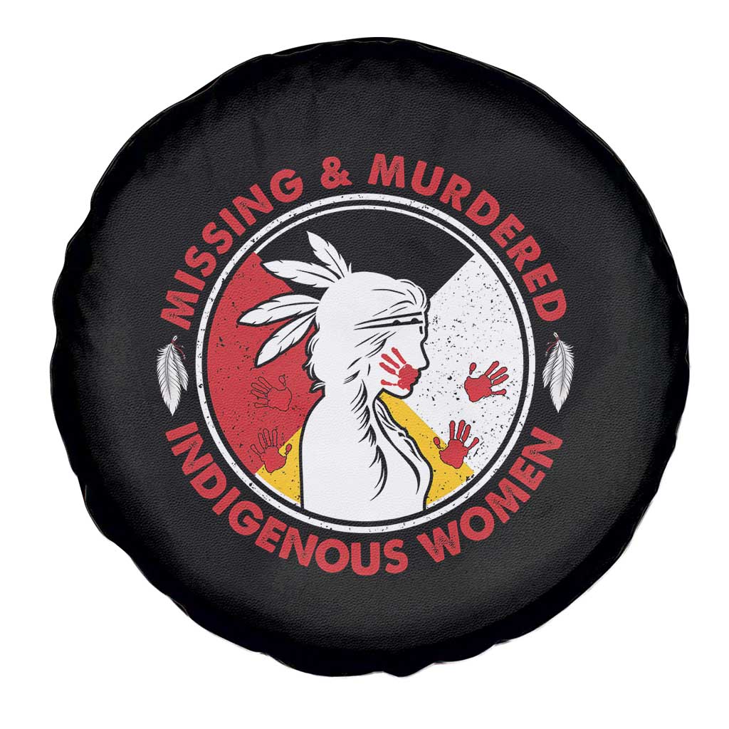 MMIW Missing and Murdered Indigenous Women Red Hand Spare Tire Cover TS14 Print Your Wear