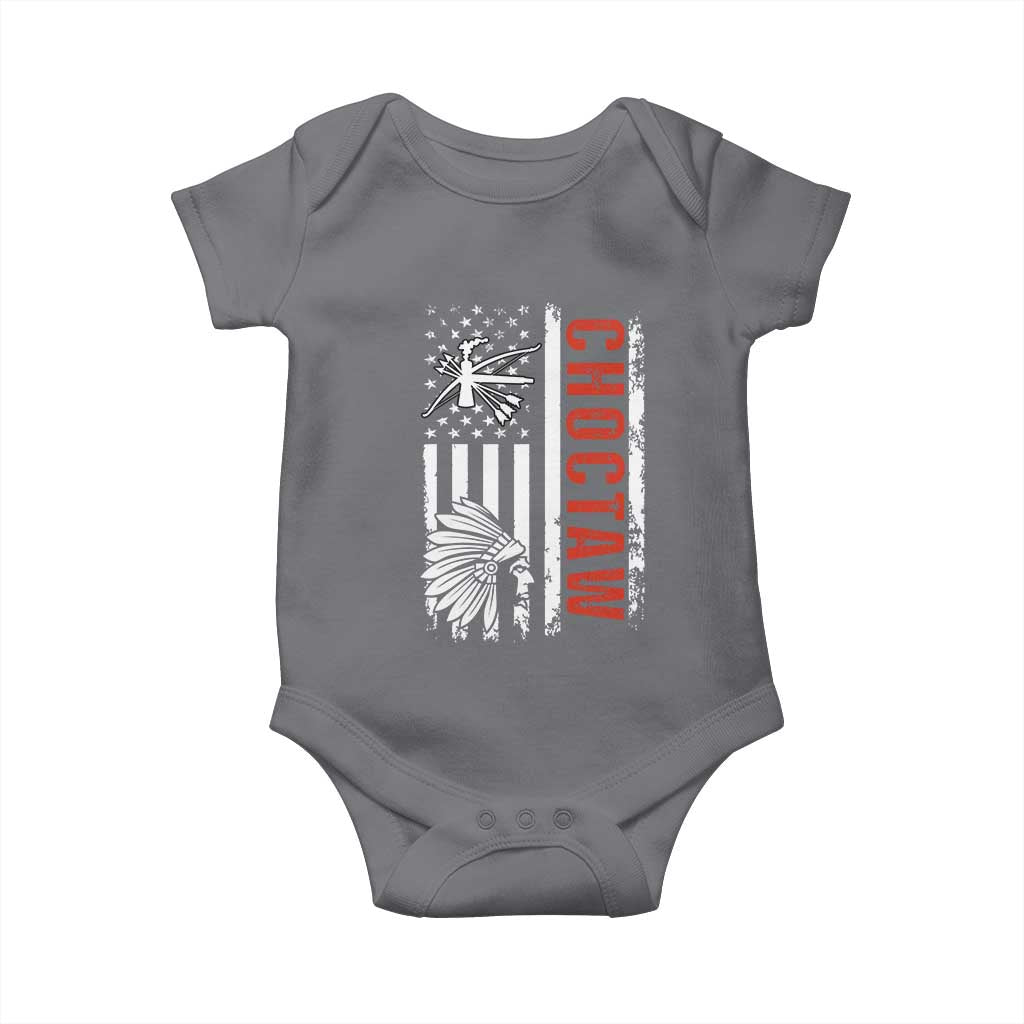 Choctaw Tribe Native American Day Indigenous Peoples Day Baby Onesie TS14 Charcoal Print Your Wear