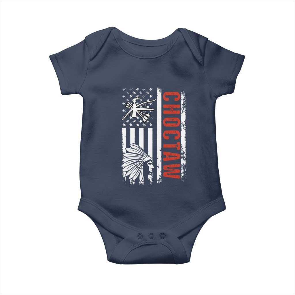 Choctaw Tribe Native American Day Indigenous Peoples Day Baby Onesie TS14 Navy Print Your Wear