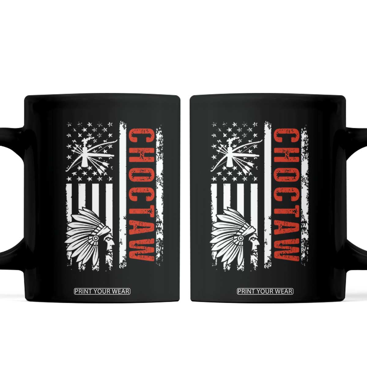 Choctaw Tribe Native American Day Indigenous Peoples Day Coffee Mug TS14 Black Print Your Wear