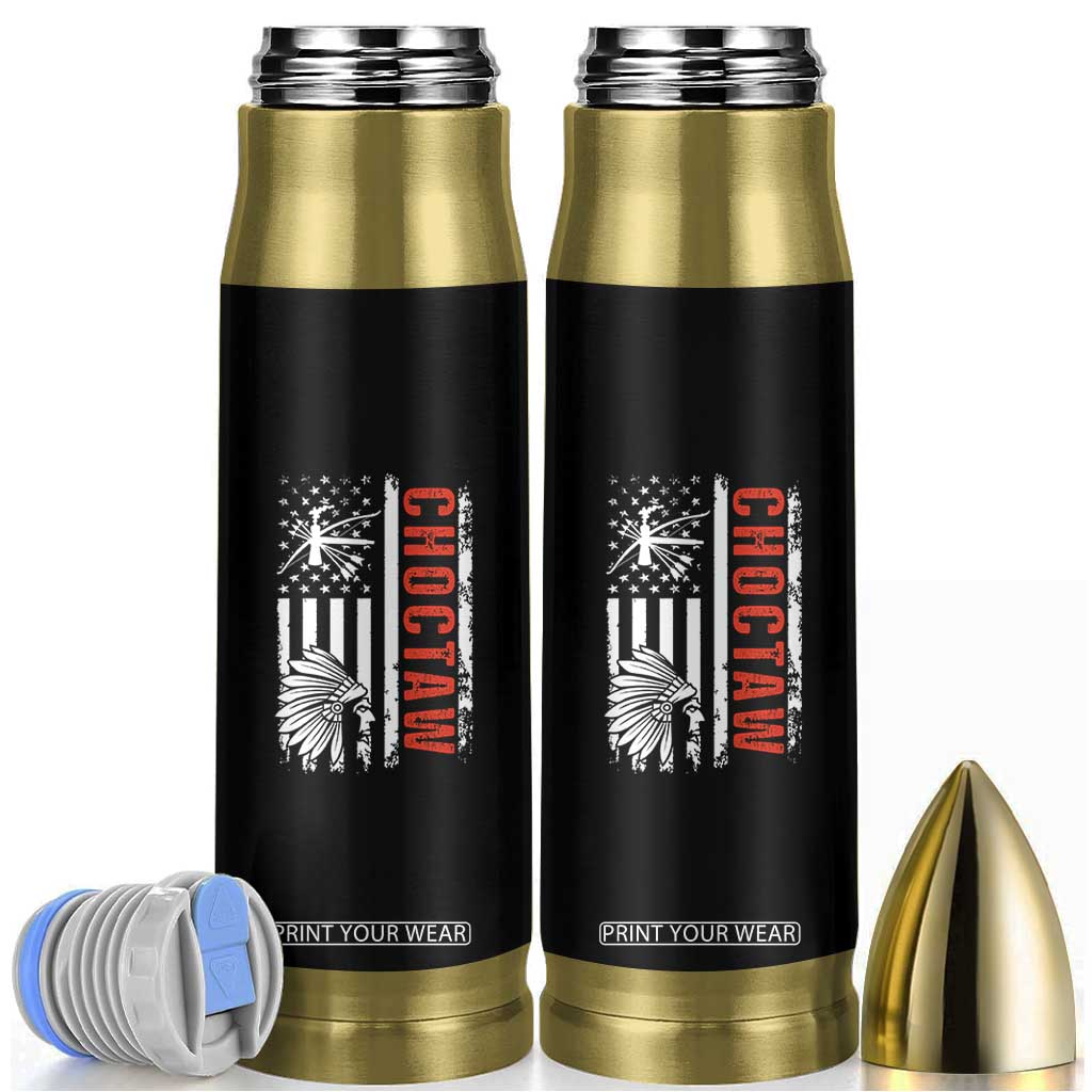 Choctaw Tribe Native American Day Indigenous Peoples Day Bullet Tumbler TS14 Black Print Your Wear