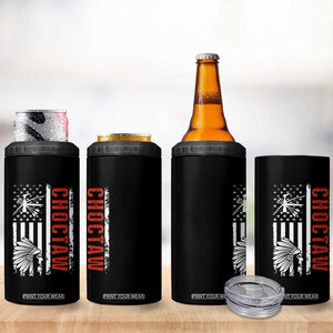 Choctaw Tribe Native American Day Indigenous Peoples Day 4 in 1 Can Cooler Tumbler TS14 Print Your Wear