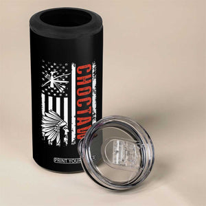 Choctaw Tribe Native American Day Indigenous Peoples Day 4 in 1 Can Cooler Tumbler TS14 Print Your Wear