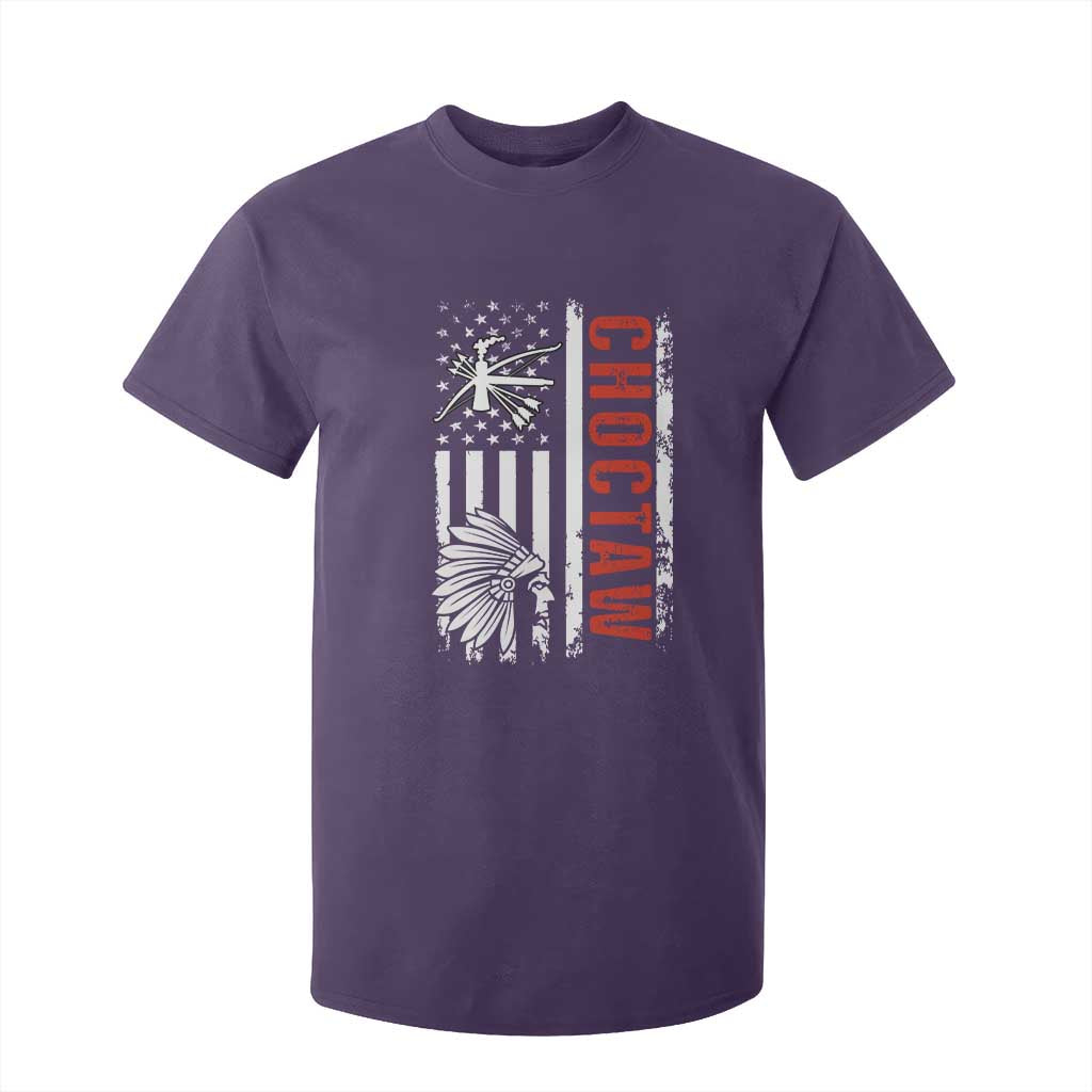 Choctaw Tribe Native American Day Indigenous Peoples Day T Shirt For Kid TS14 Purple Print Your Wear