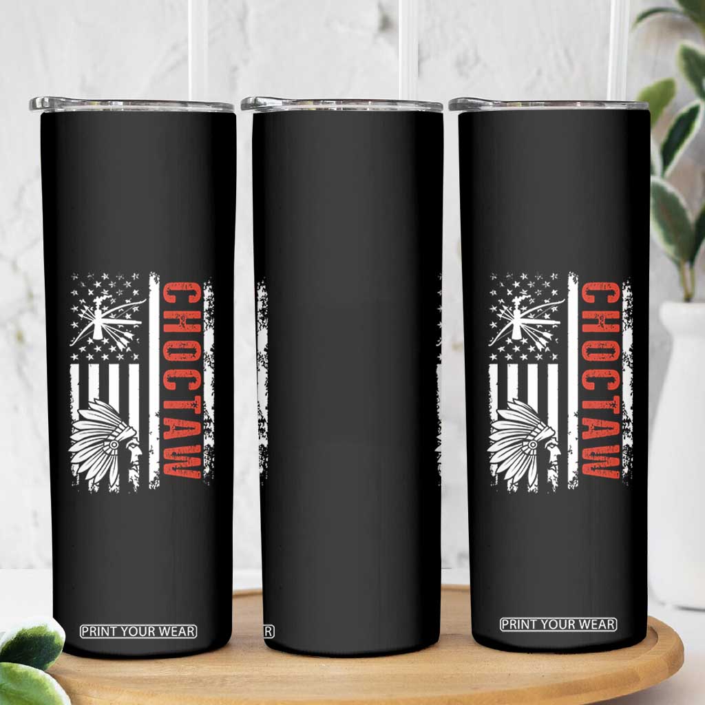 Choctaw Tribe Native American Day Indigenous Peoples Day Skinny Tumbler TS14 Print Your Wear