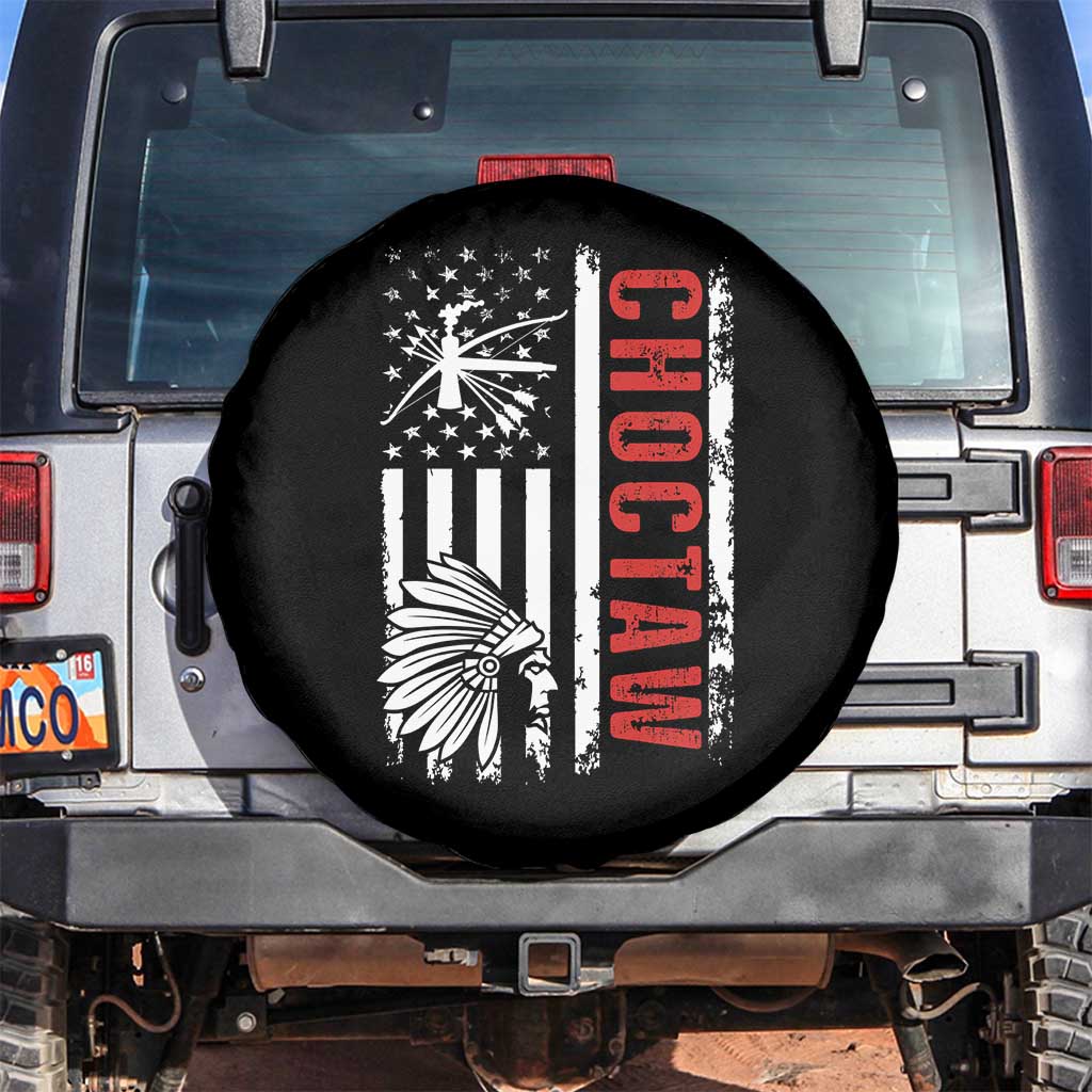 Choctaw Tribe Native American Day Indigenous Peoples Day Spare Tire Cover TS14 No hole Black Print Your Wear