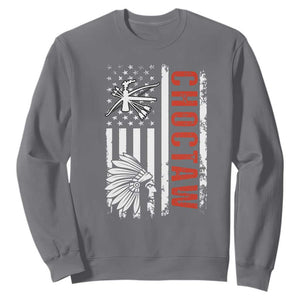 Choctaw Tribe Native American Day Indigenous Peoples Day Sweatshirt TS14 Charcoal Print Your Wear