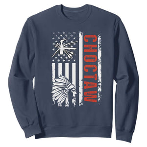 Choctaw Tribe Native American Day Indigenous Peoples Day Sweatshirt TS14 Navy Print Your Wear