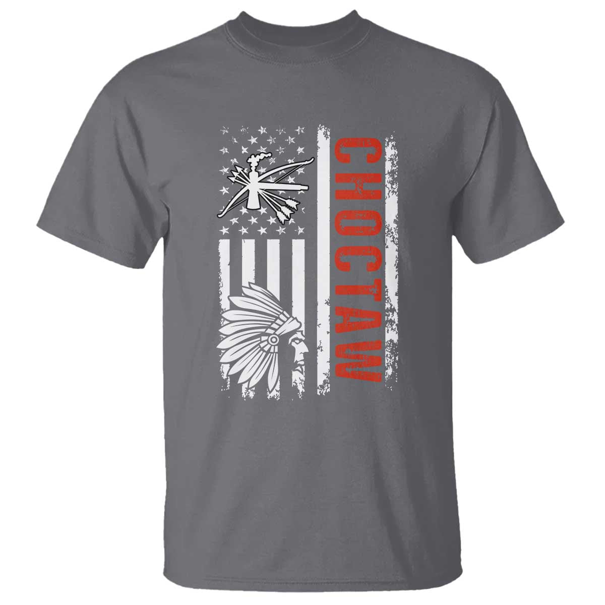 Choctaw Tribe Native American Day Indigenous Peoples Day T Shirt TS14 Charcoal Print Your Wear