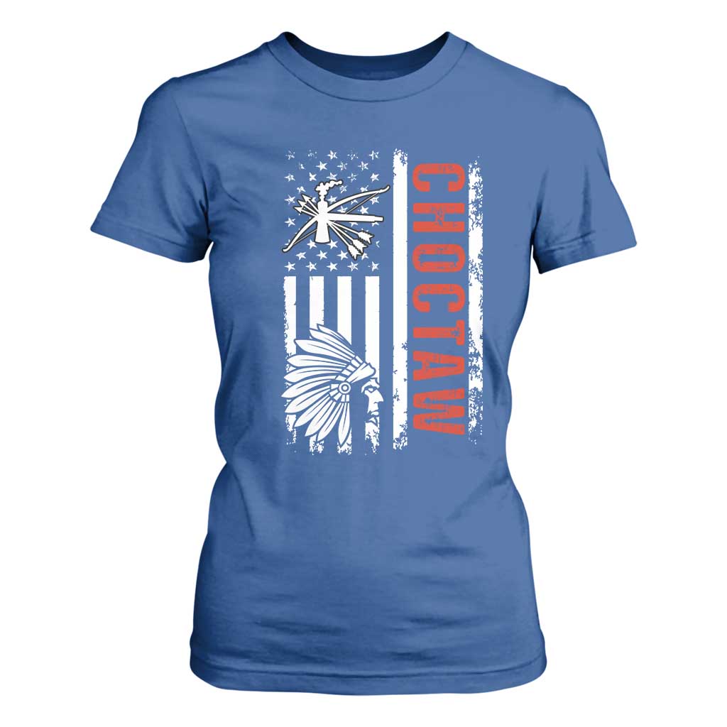 Choctaw Tribe Native American Day Indigenous Peoples Day T Shirt For Women TS14 Royal Blue Print Your Wear