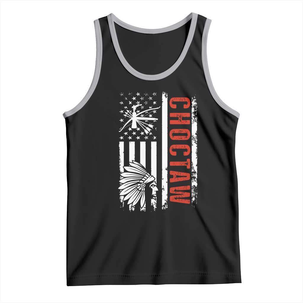 Choctaw Tribe Native American Day Indigenous Peoples Day Tank Top TS14 Black Athletic Heather Print Your Wear