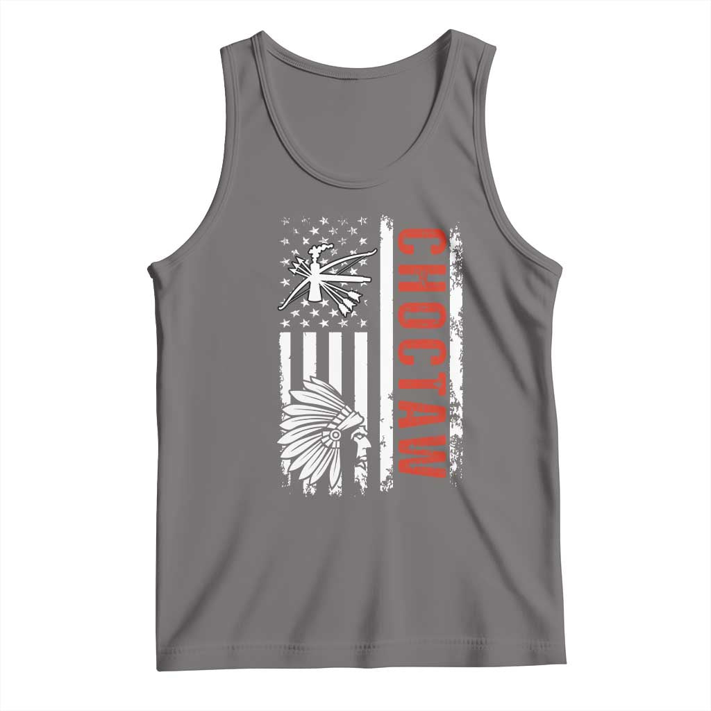 Choctaw Tribe Native American Day Indigenous Peoples Day Tank Top TS14 Deep Heather Print Your Wear