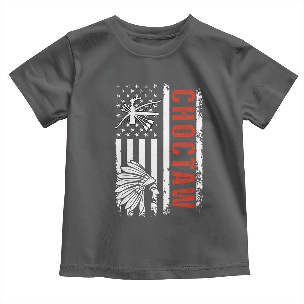 Choctaw Tribe Native American Day Indigenous Peoples Day Toddler T Shirt TS14 Dark Heather Print Your Wear