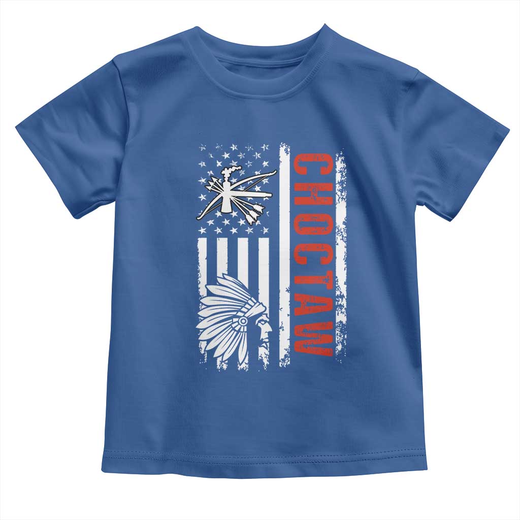 Choctaw Tribe Native American Day Indigenous Peoples Day Toddler T Shirt TS14 Royal Blue Print Your Wear