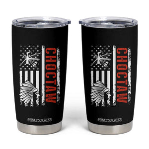 Choctaw Tribe Native American Day Indigenous Peoples Day Tumbler Cup TS14 Black Print Your Wear