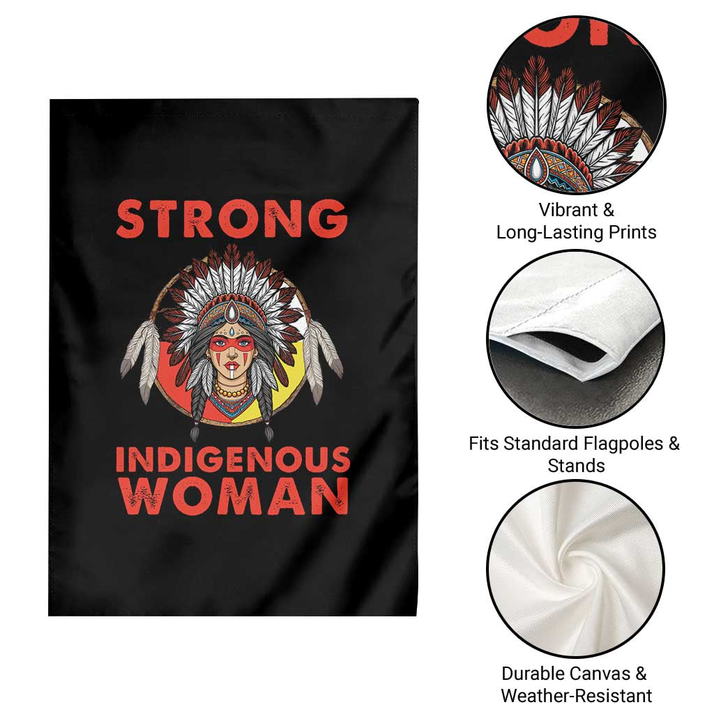 MMIW Native American Strong Indigenous Woman Garden Flag TS14 Print Your Wear
