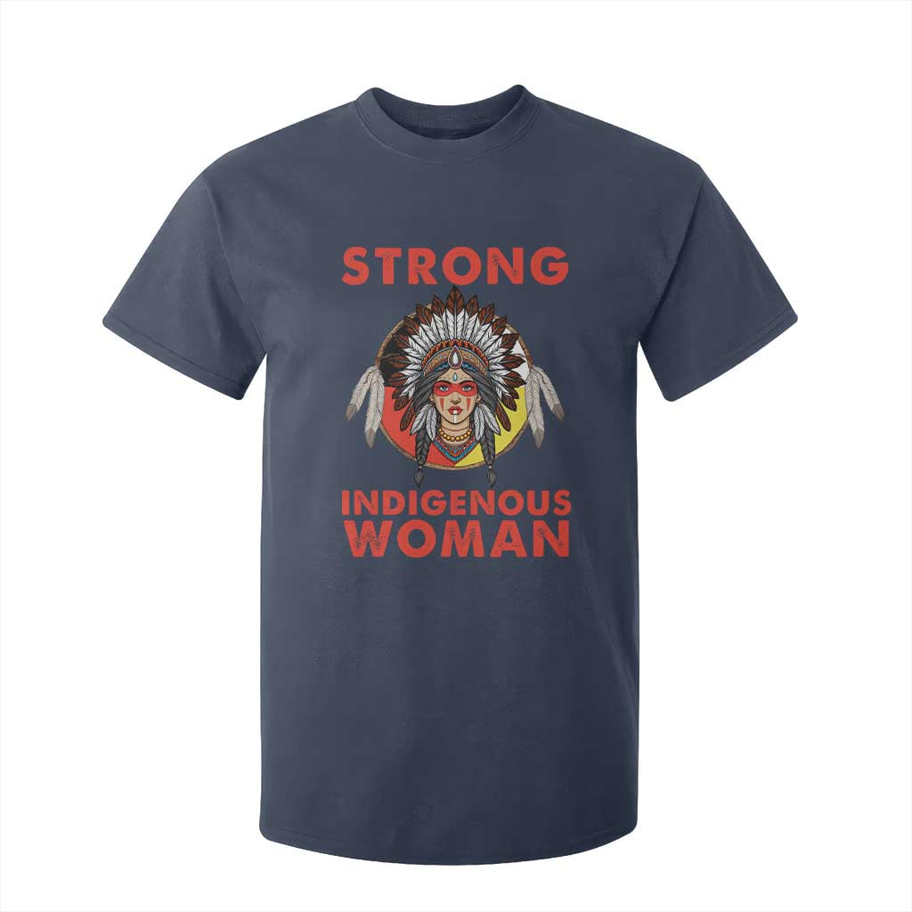 MMIW Native American Strong Indigenous Woman T Shirt For Kid TS14 Navy Print Your Wear